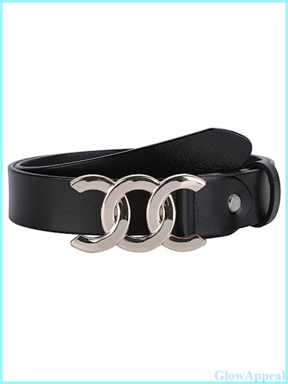 Real Leather Belt Metal Buckle Adjustable Dress Pants Jeans